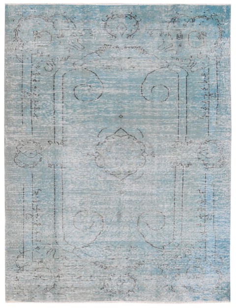 Blau Türkei Vintage Teppich 300 x 192 cm