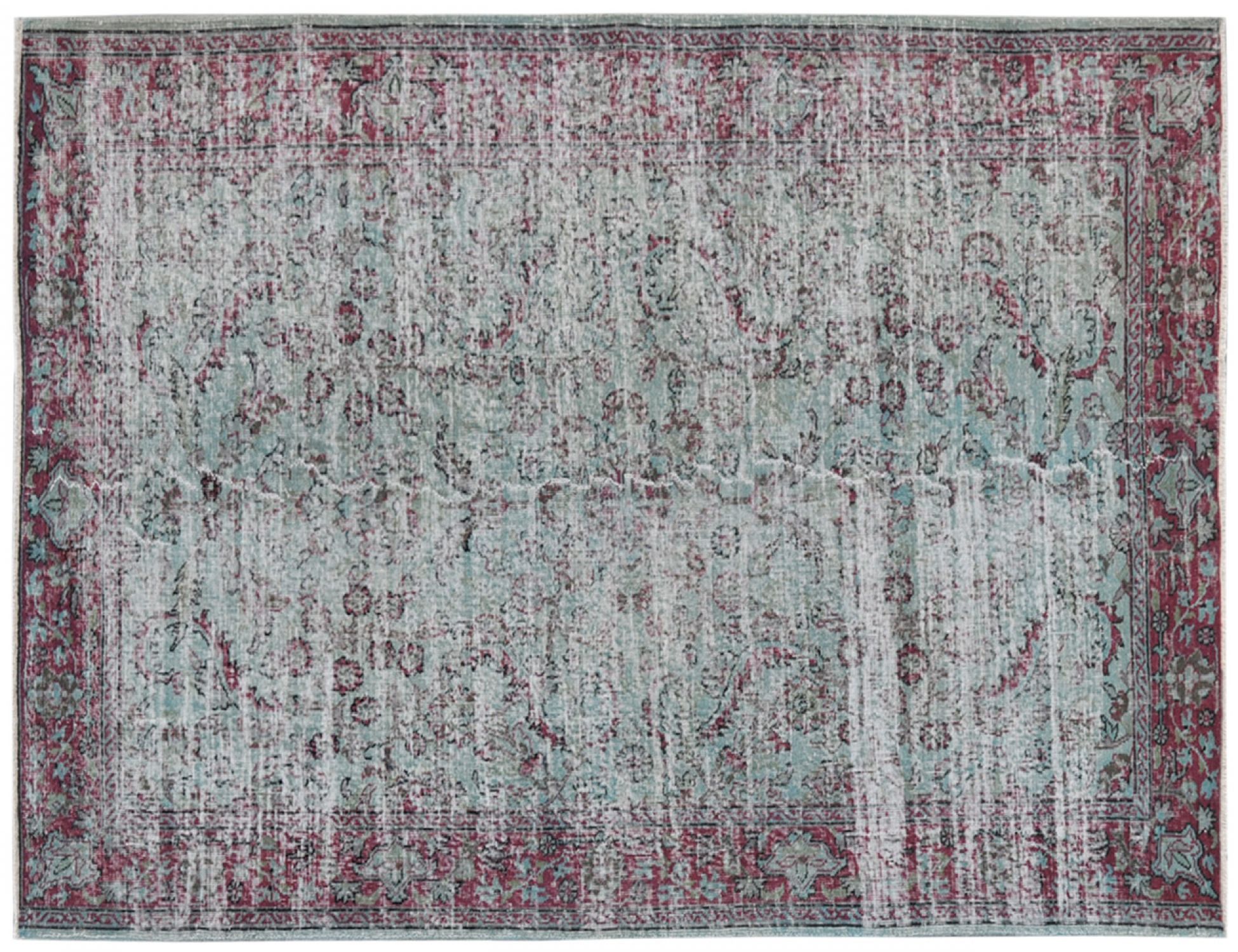  Vintage Tapis  bleu <br/>227 x 158 cm