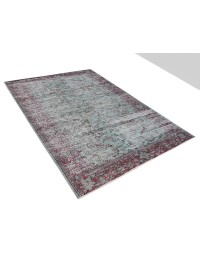 Blau Türkei Vintage Teppich 227 x 158 cm - view 3