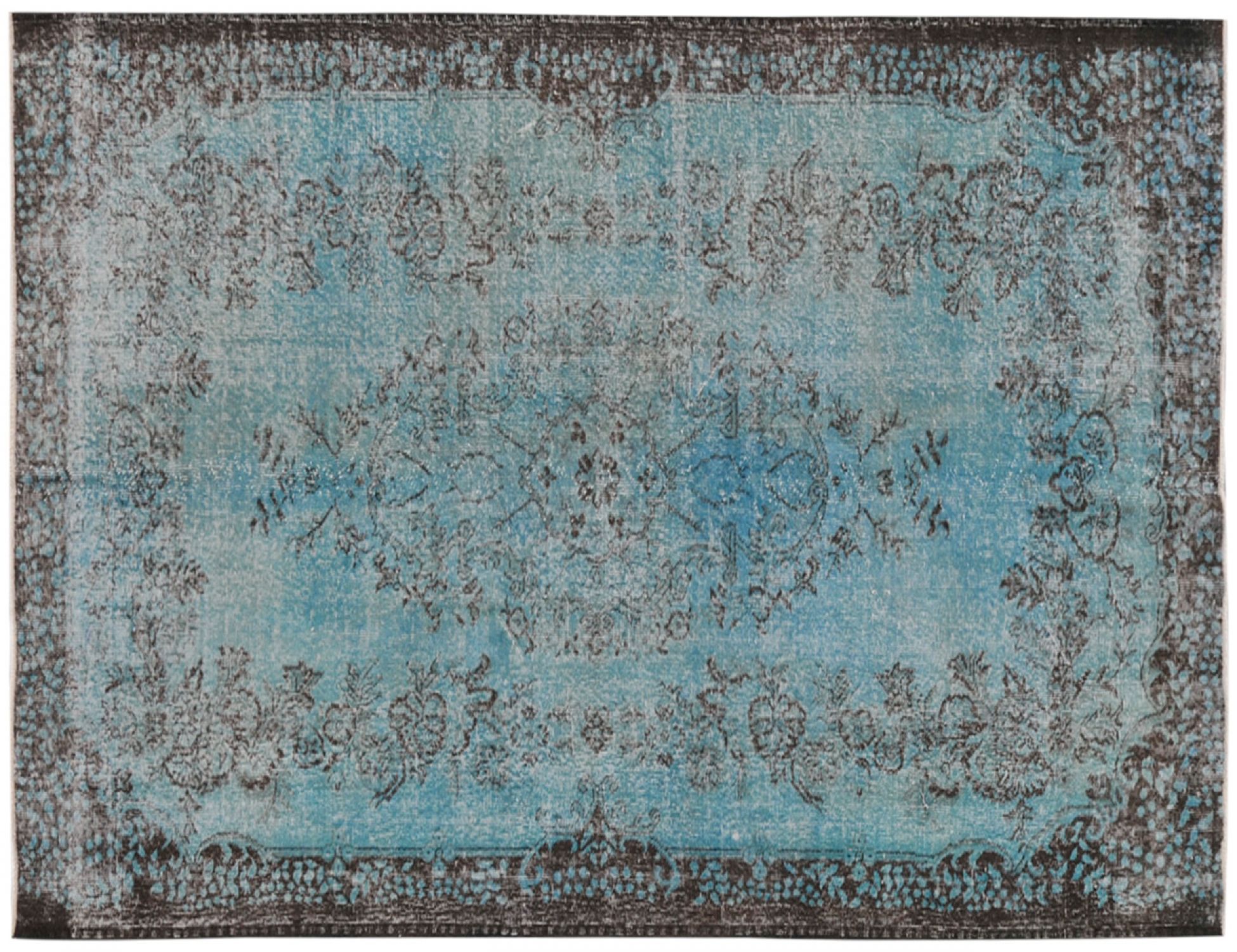 Tappeto Vintage  blu <br/>274 x 162 cm