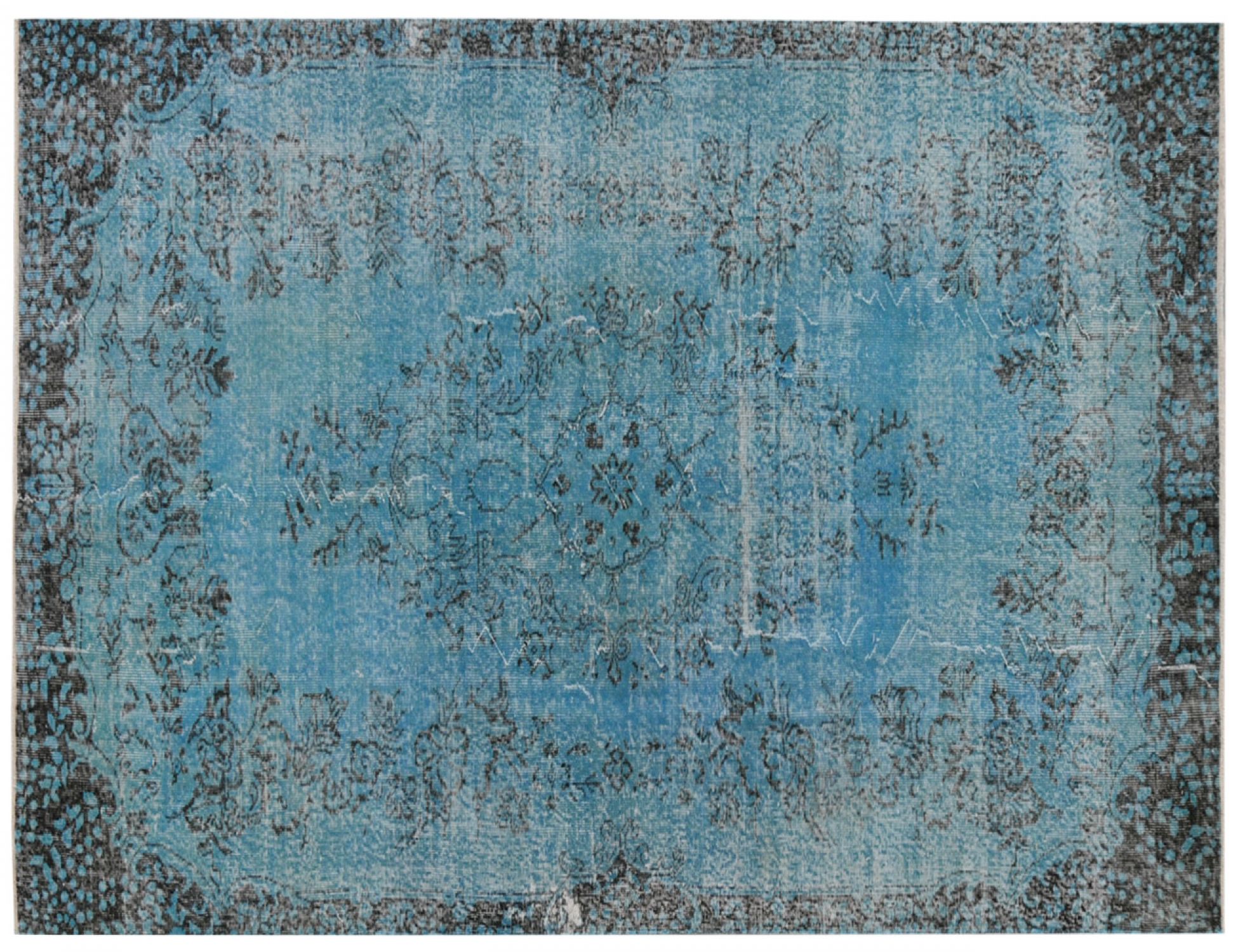 Vintage Teppich  blau <br/>284 x 162 cm