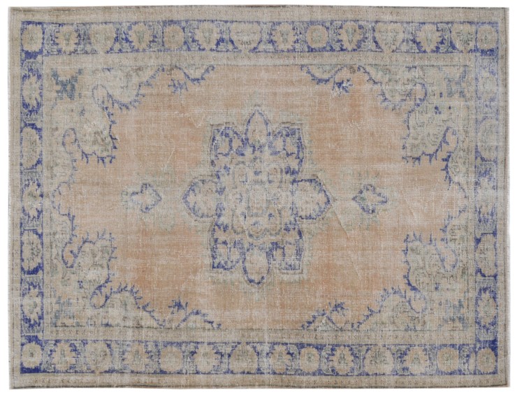 Blå Turkiet Vintage Matta  277 x 201 cm