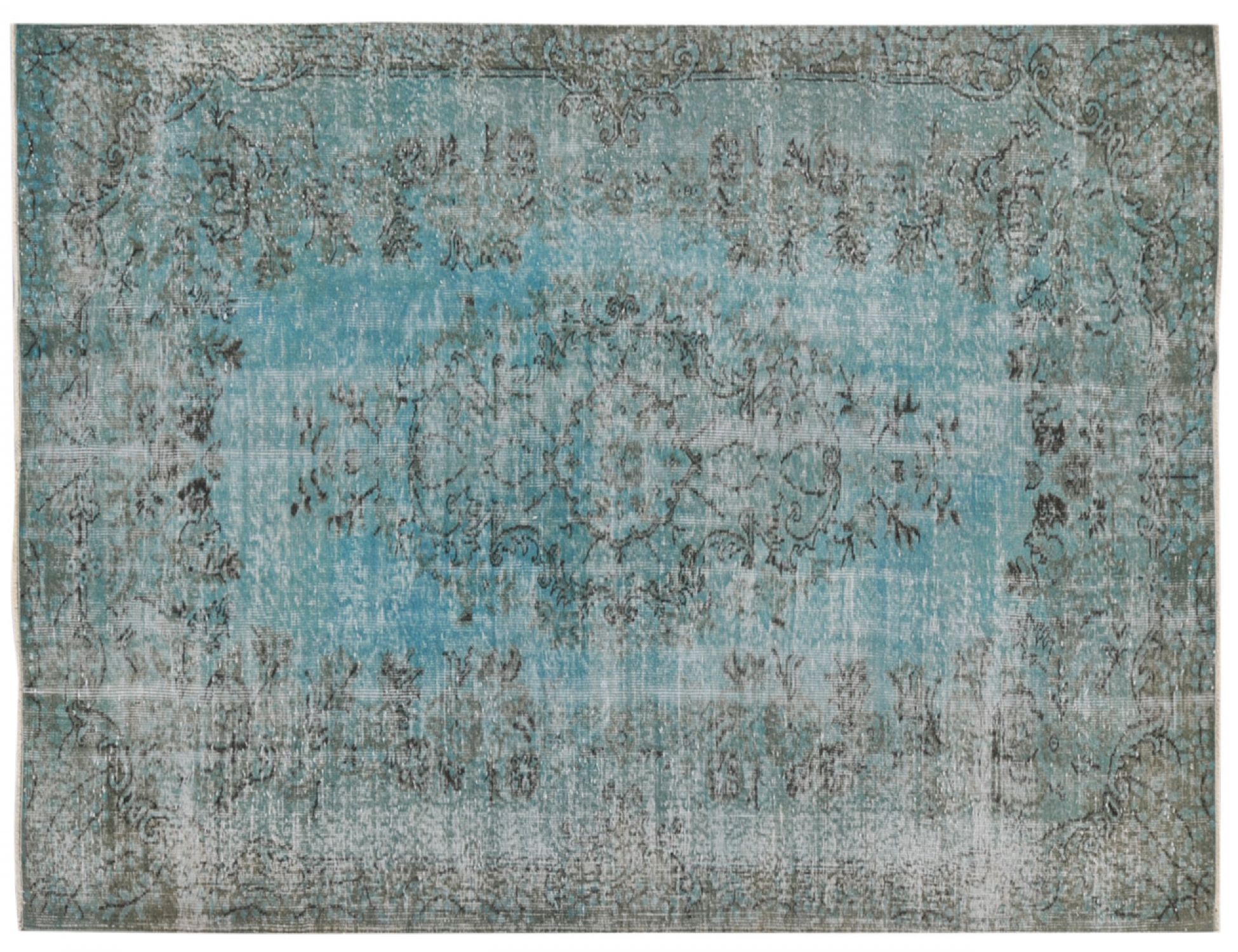 Vintage Tæppe  blå <br/>287 x 167 cm