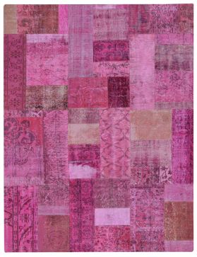 Patchwork Carpet 240 X 174 violetti