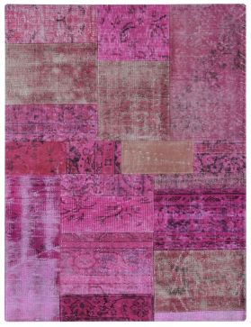 Alfombra patchwork 152 X 98 púrpura