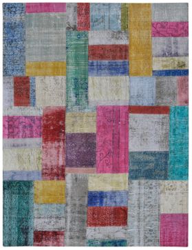 Patchwork Tapis  239 X 172 multicolore