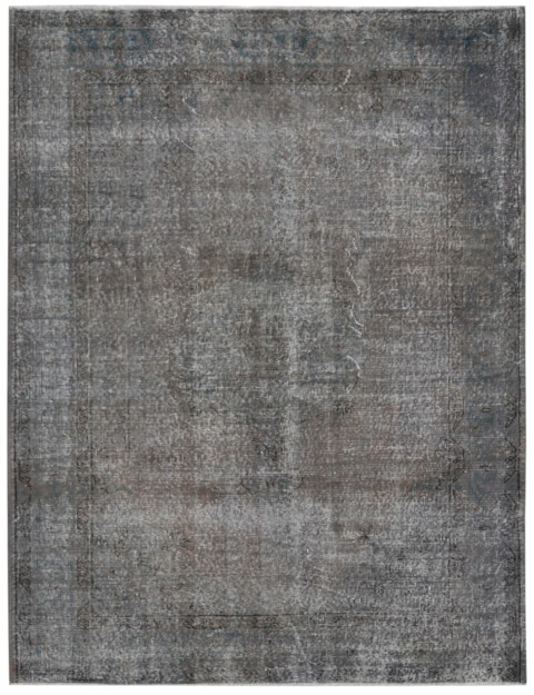 Grau Türkei Vintage Teppich 253 x 150 cm