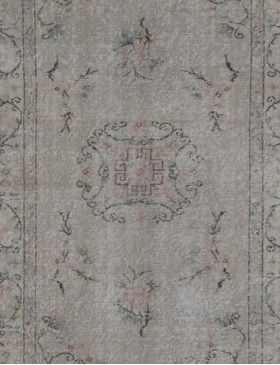 Grau Türkei Vintage Teppich  192 x 122 cm