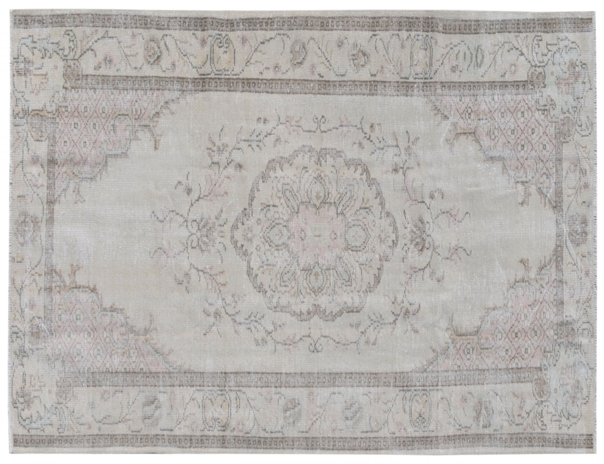  Vintage Tapijt  grijs <br/>251 x 158 cm