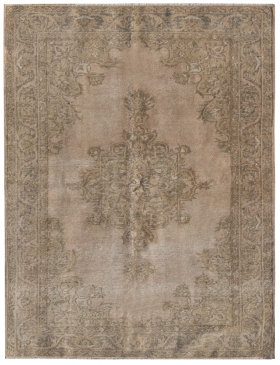 Beige Türkei Vintage Teppich  202 x 114 cm
