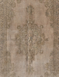 Beige Türkei Vintage Teppich  202 x 114 cm