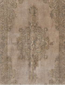 Beige Türkei Vintage Teppich  202 x 114 cm