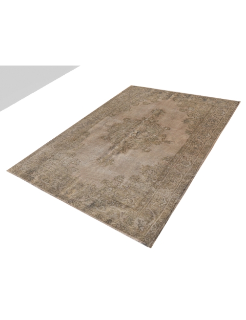 Beige Turco Tappeto Vintage 202 x 114 cm - view 3