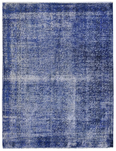 Blau Türkei Vintage Teppich 217 x 118 cm
