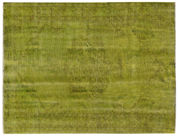 Verde Turco Tappeto Vintage 208 x 140 cm