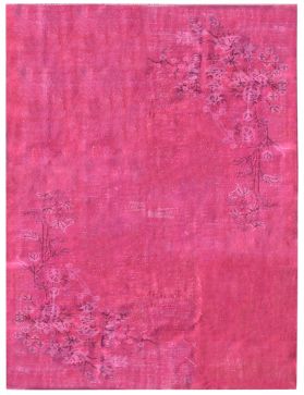 Alfombra vintage 280 X 170 rosa