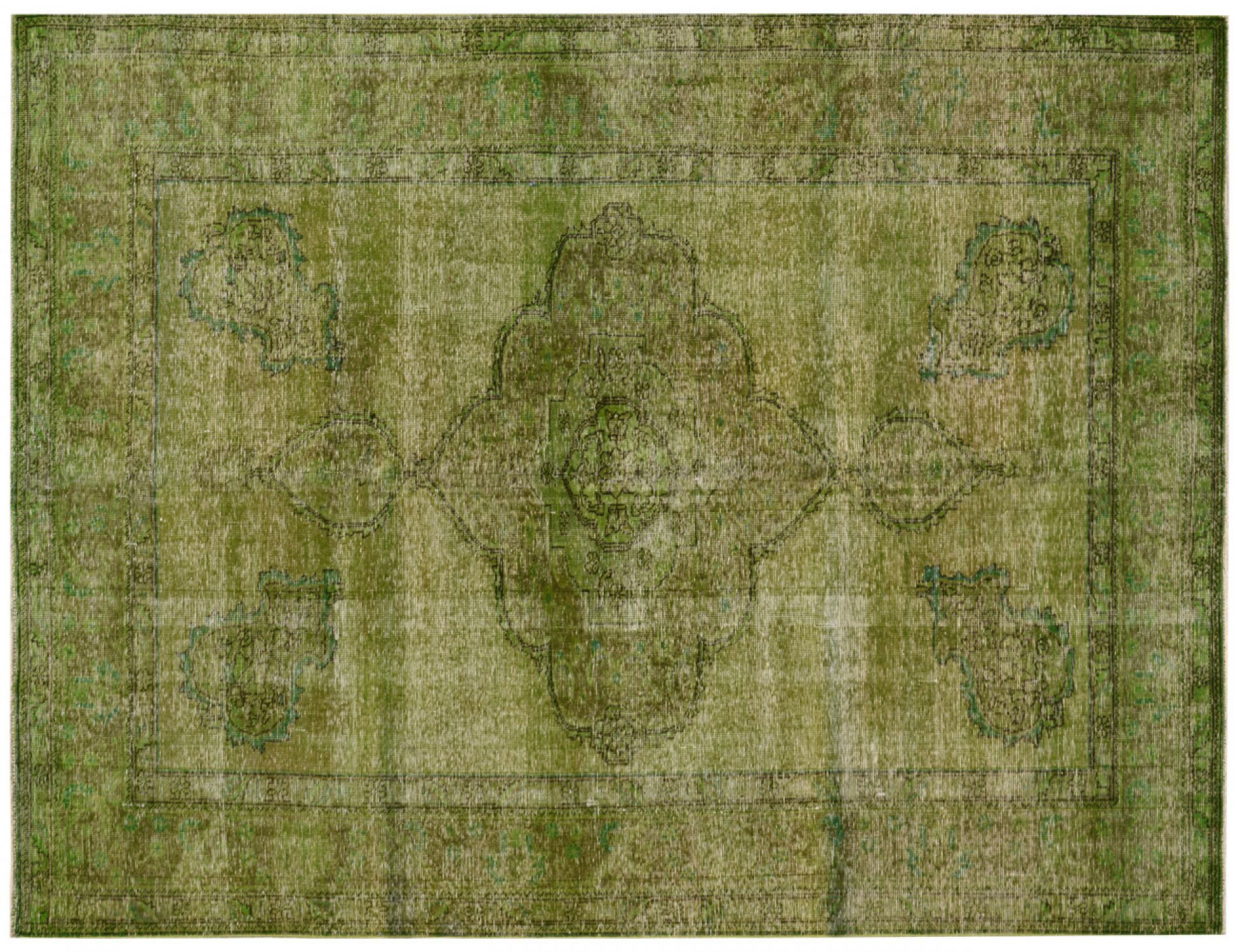 Tappeto Vintage  verde <br/>288 x 192 cm