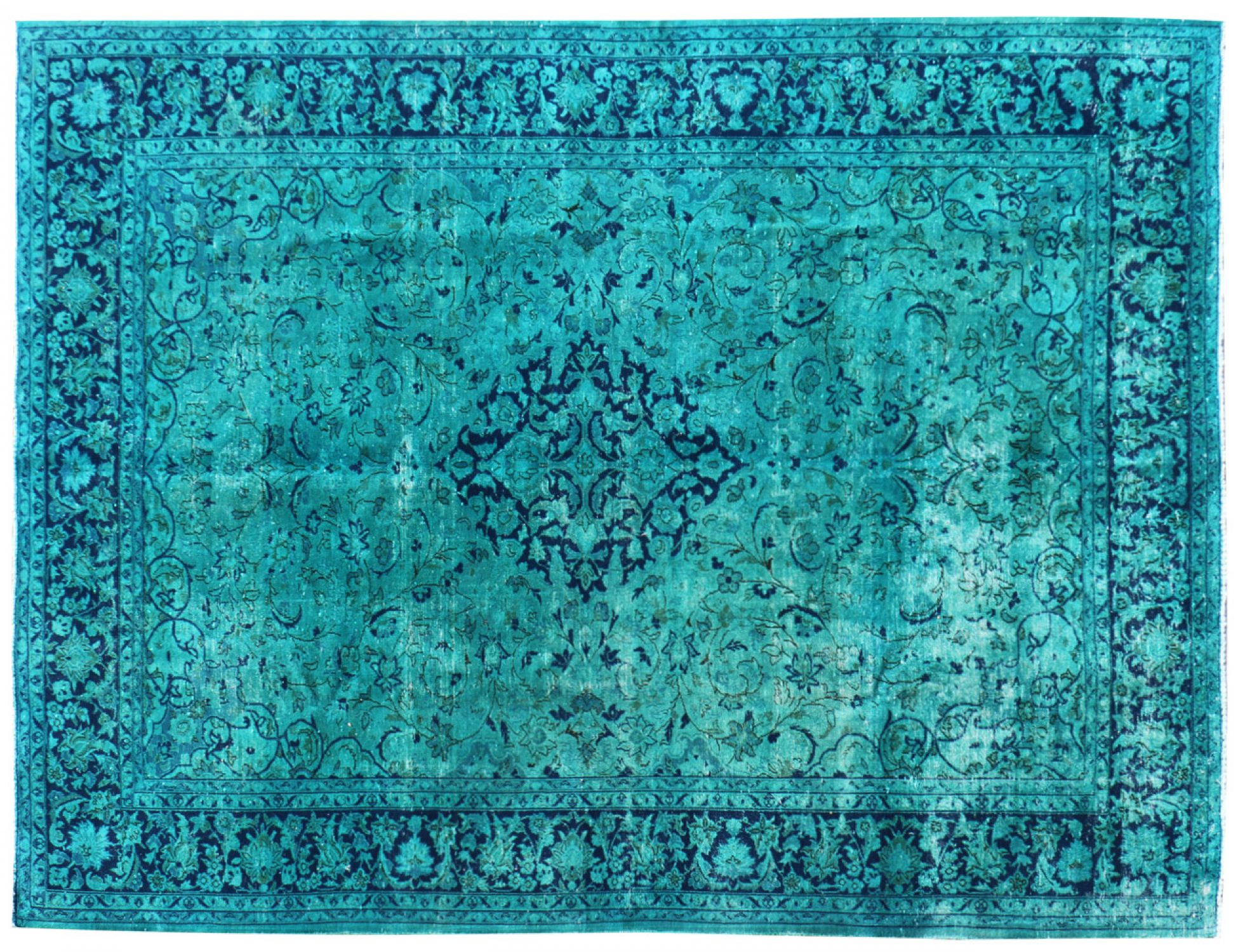 Tappeto Vintage  turchese <br/>345 x 248 cm