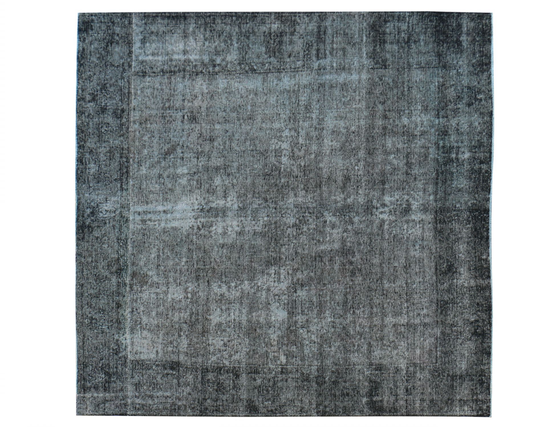 Quadrat Vintage Teppich  blau <br/>300 x 280 cm