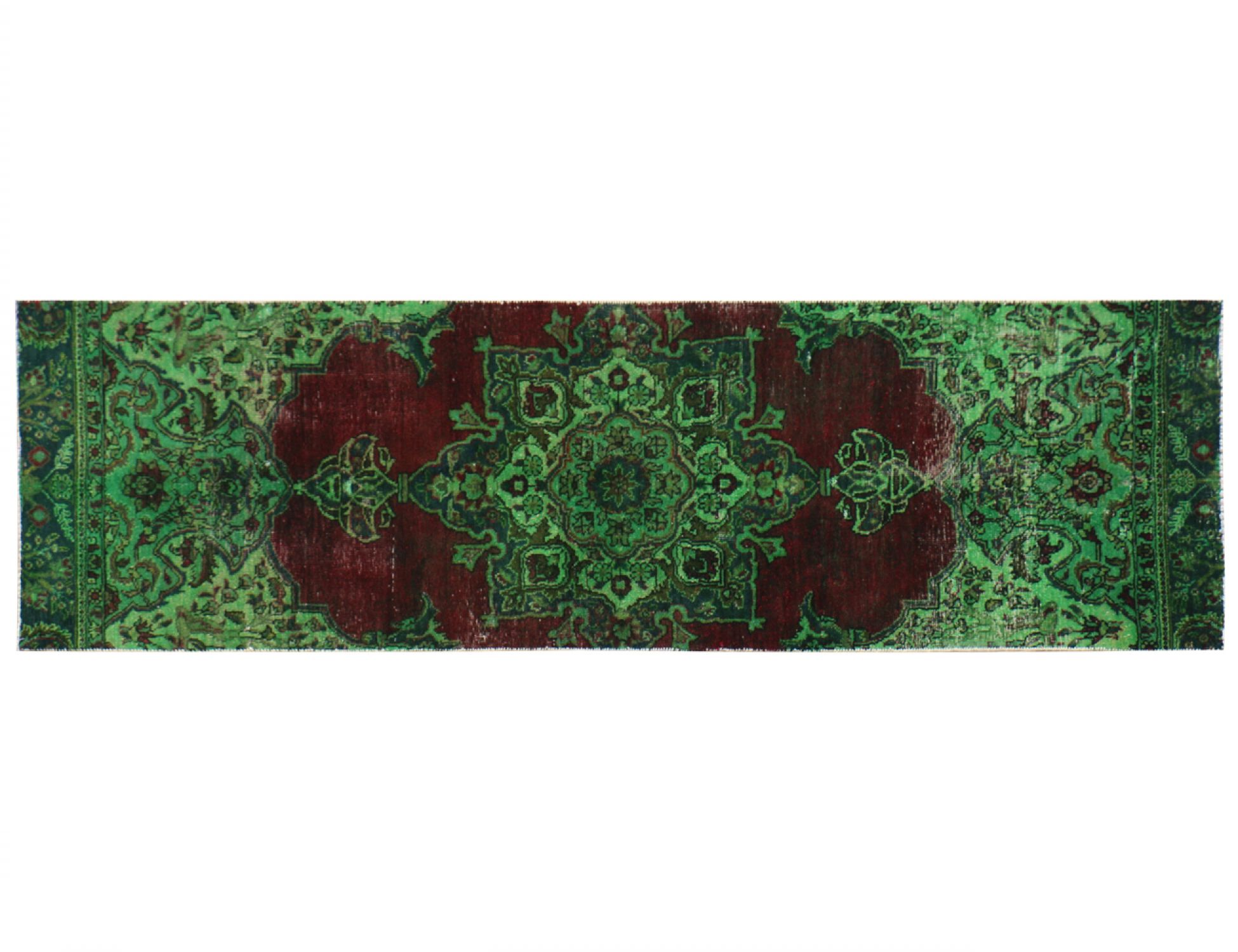 Tappeto Vintage  verde <br/>275 x 75 cm