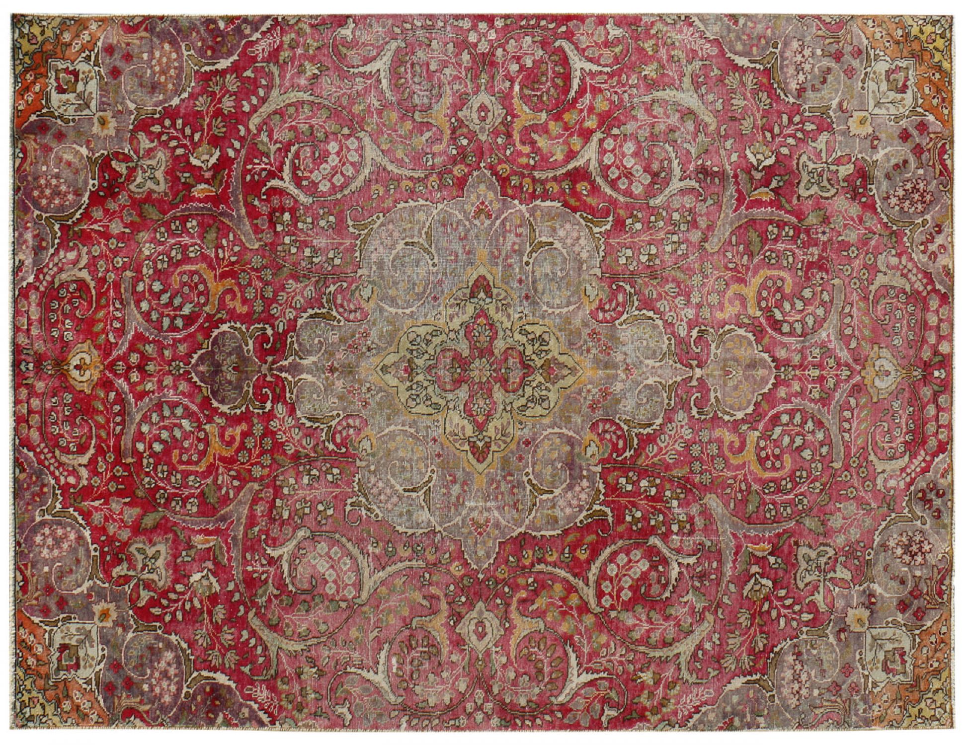 Alfombra vintage  beige <br/>305 x 200 cm
