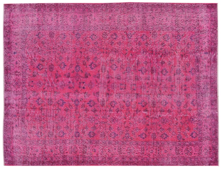 Lilla Tyrkiet Vintage Tæppe  275 x 147 cm