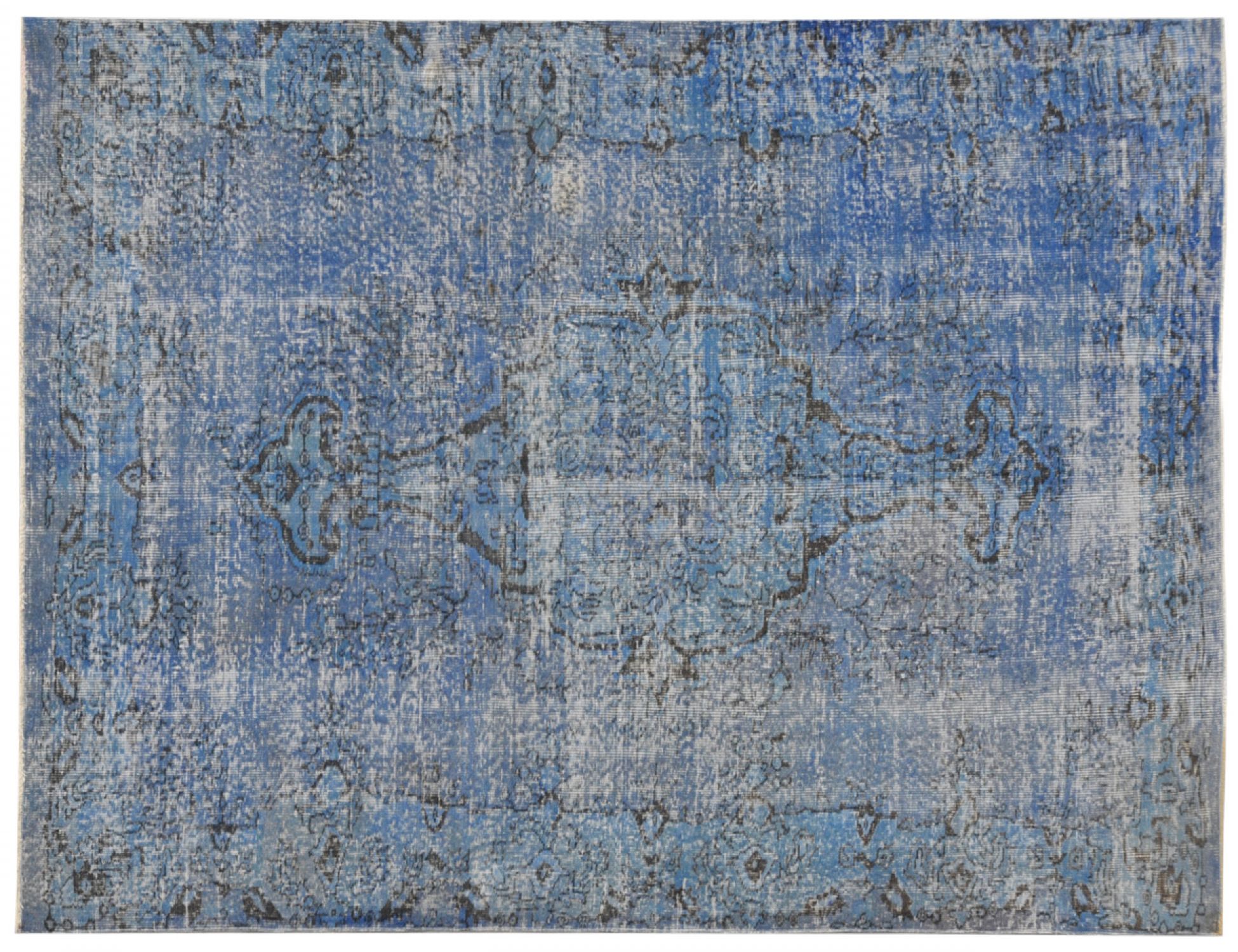  Vintage Tapijt  blauw <br/>274 x 176 cm