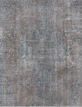 Gris Turquía Alfombra vintage  305 x 160 cm