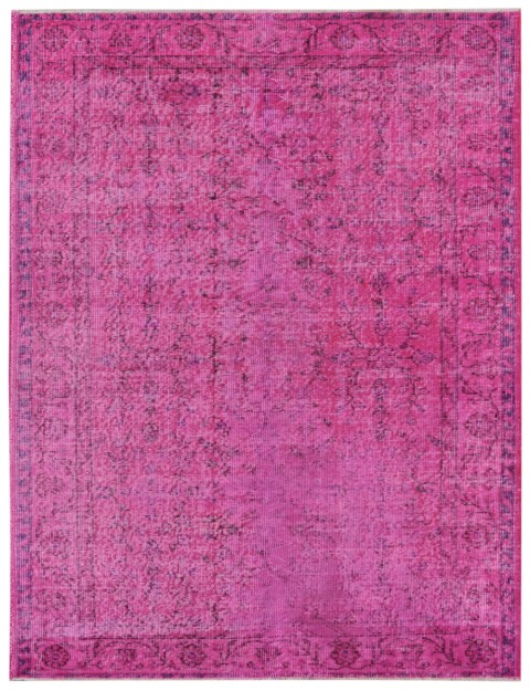 Lila Türkei Vintage Teppich 206 x 118 cm