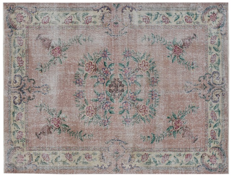 Beige Turco Tappeto Vintage 301 x 213 cm