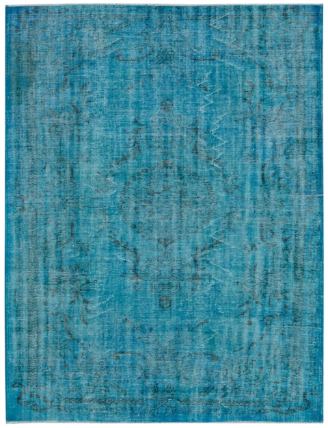 Blå Tyrkia Vintage Teppe 286 x 172 cm