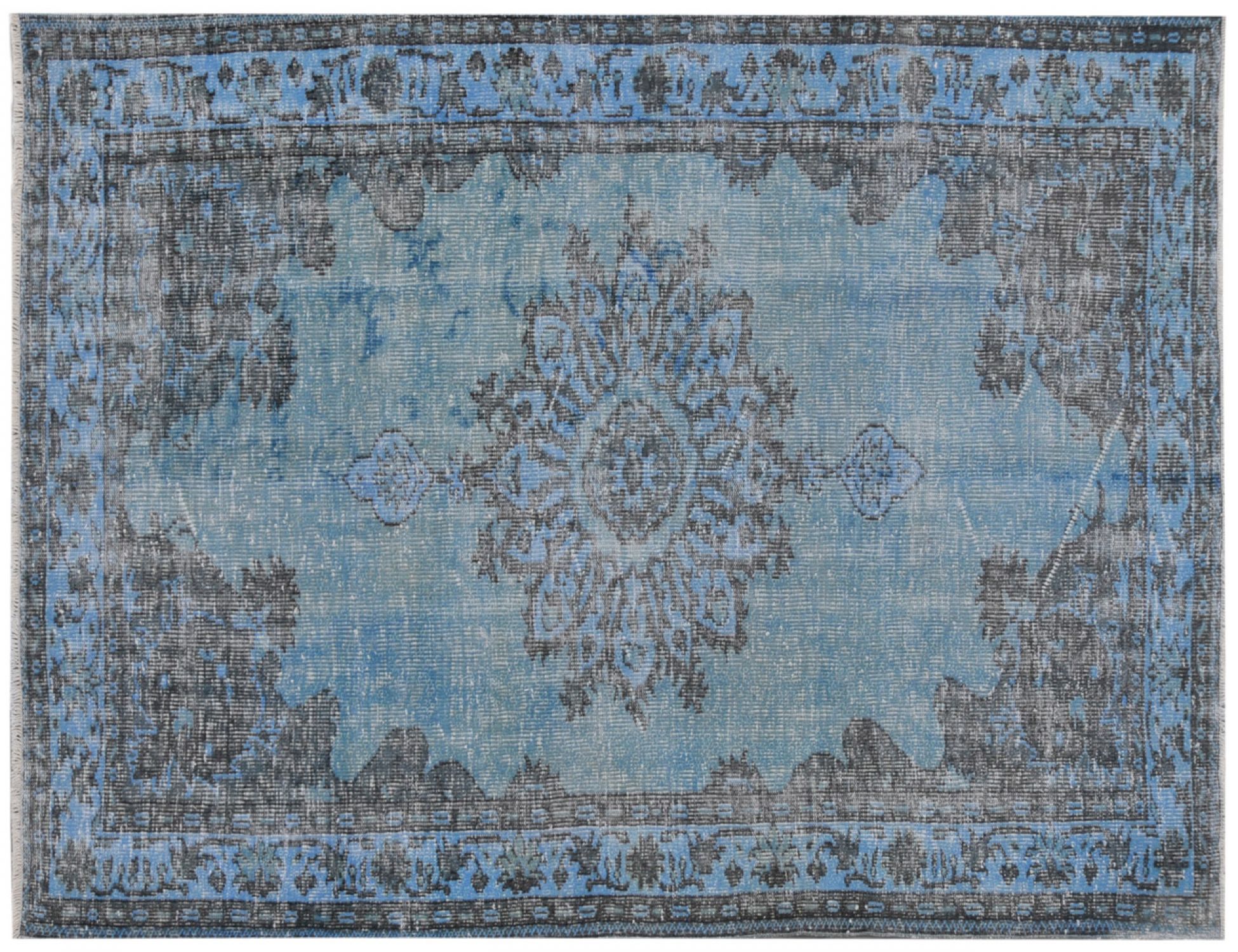 Vintage Teppich  blau <br/>270 x 180 cm