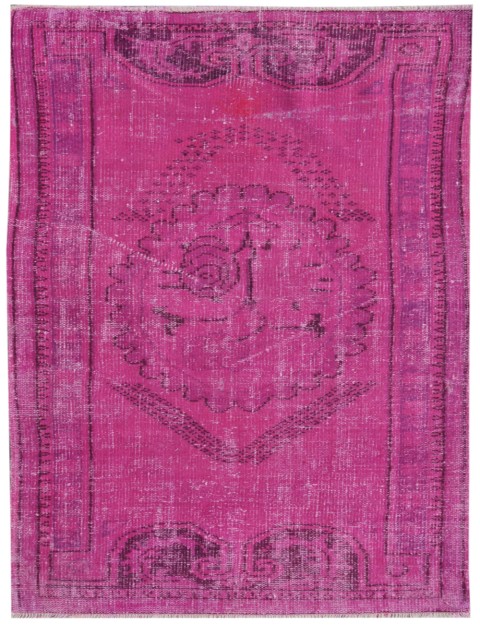 Lila Türkei Vintage Teppich 186 x 109 cm