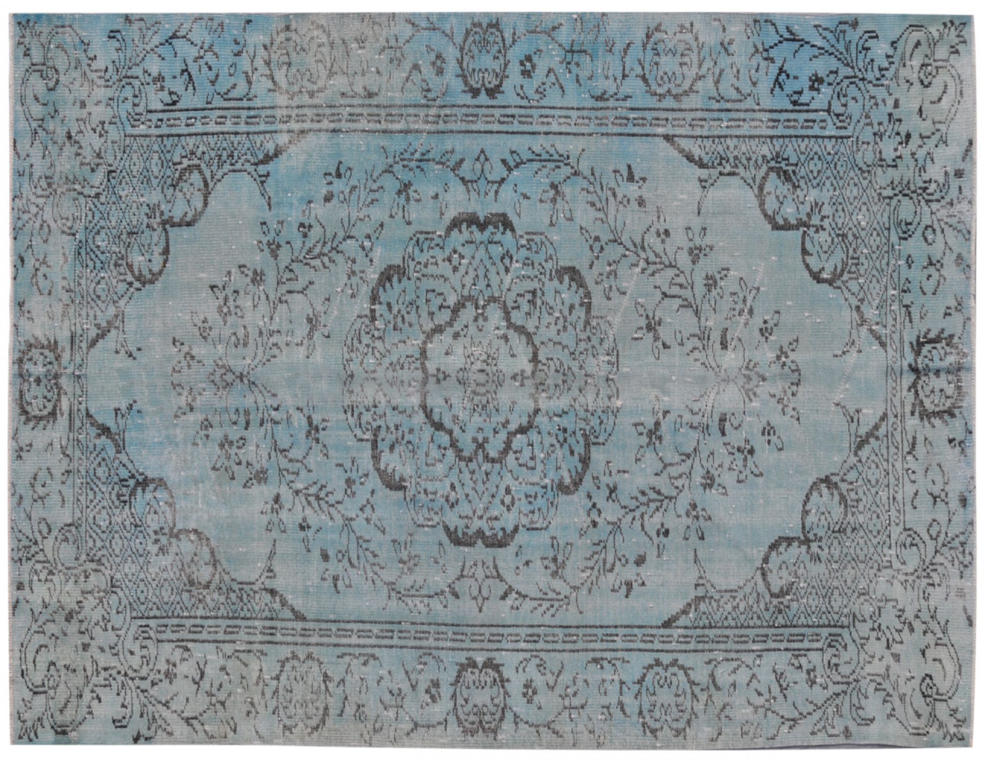 Tappeto Vintage  blu <br/>288 x 178 cm