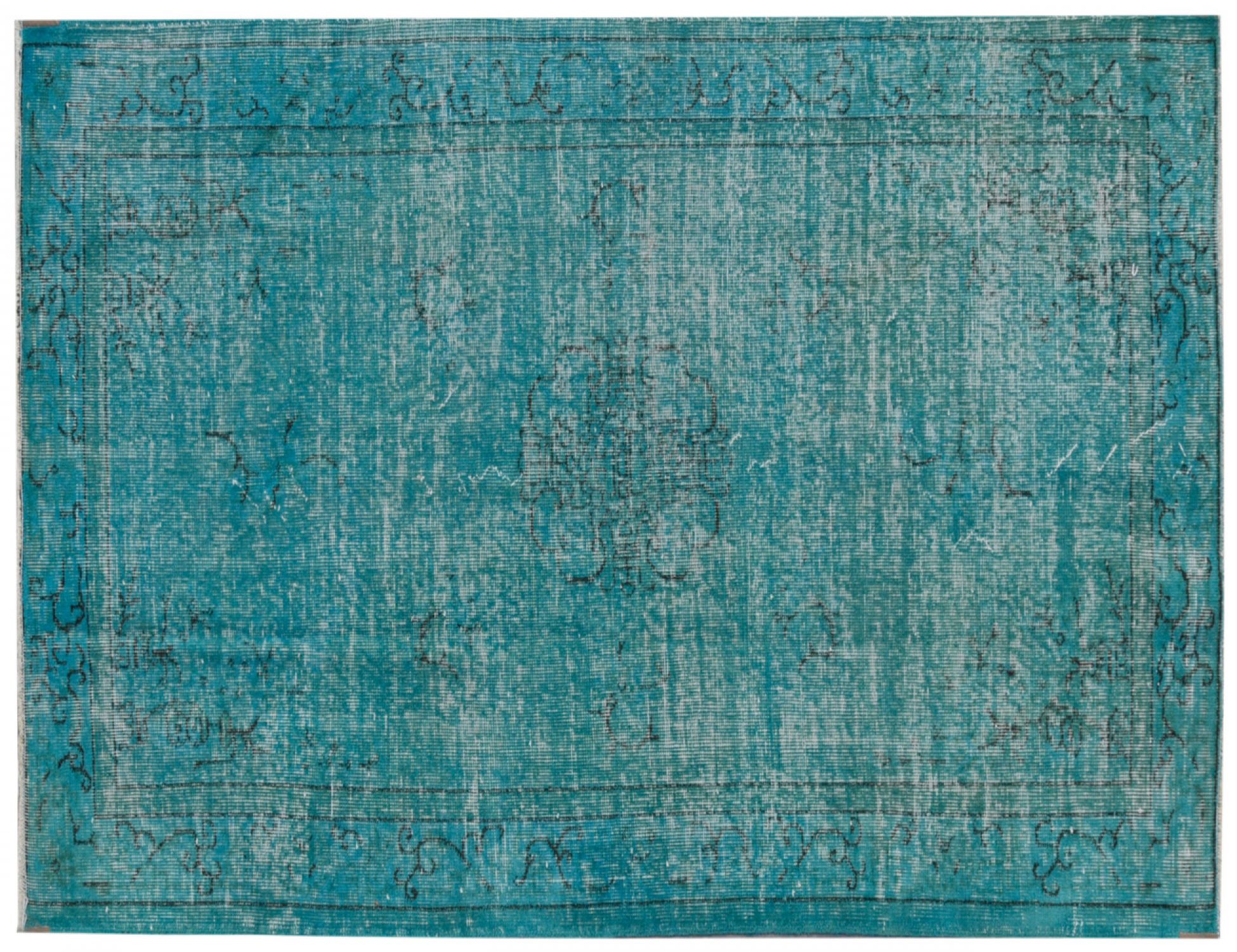 Tappeto Vintage  blu <br/>200 x 117 cm