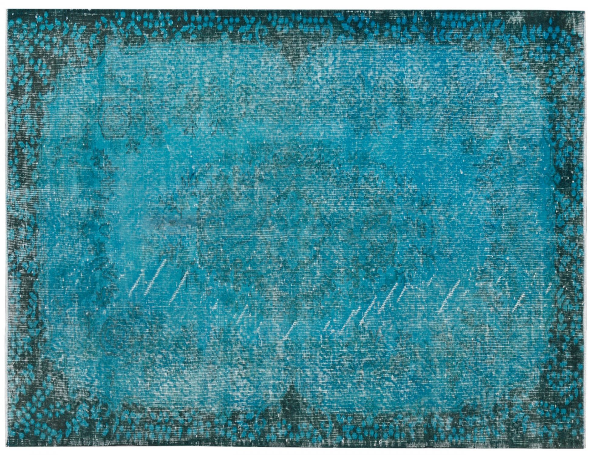Tappeto Vintage  blu <br/>228 x 118 cm