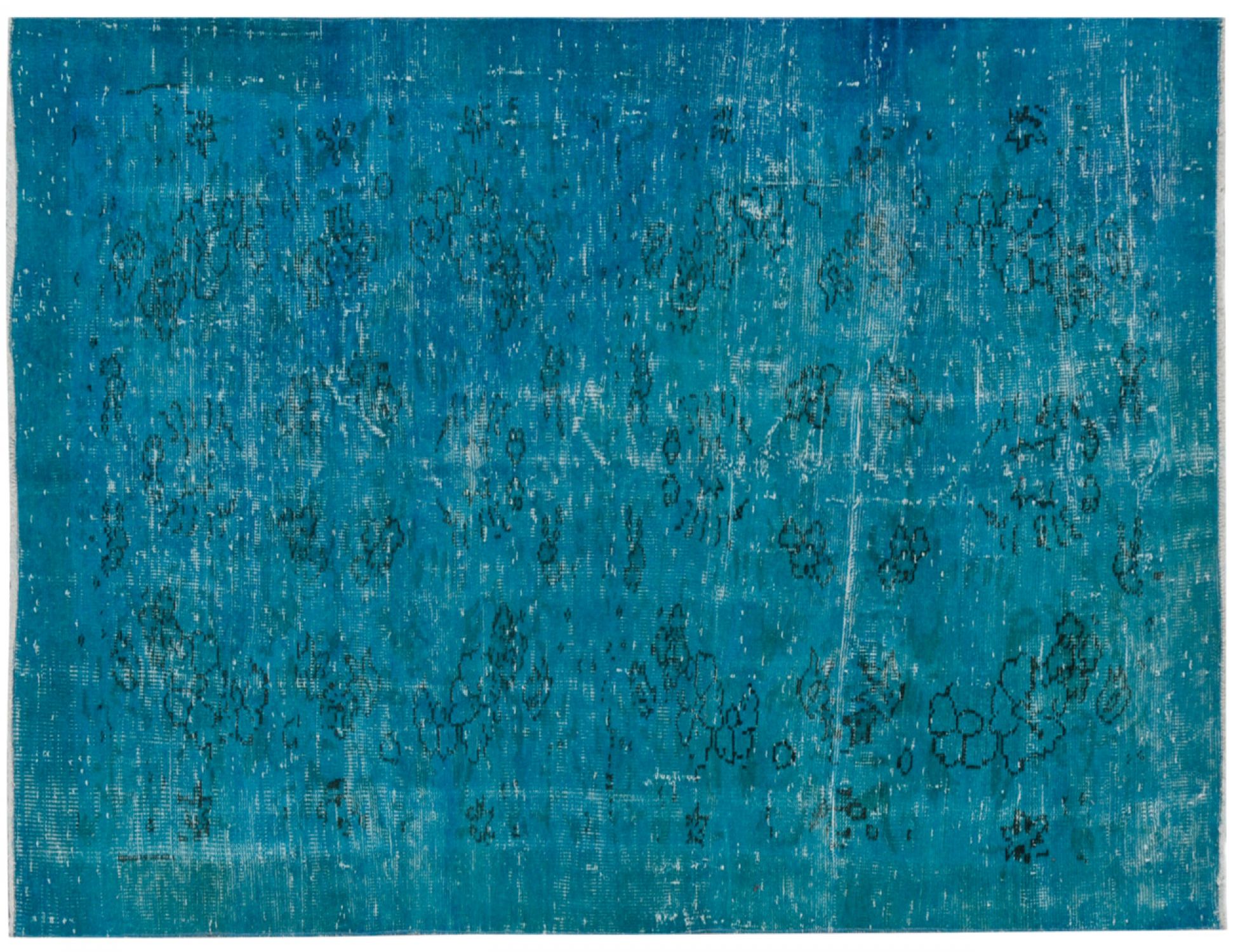 Vintage Teppich  blau <br/>202 x 105 cm