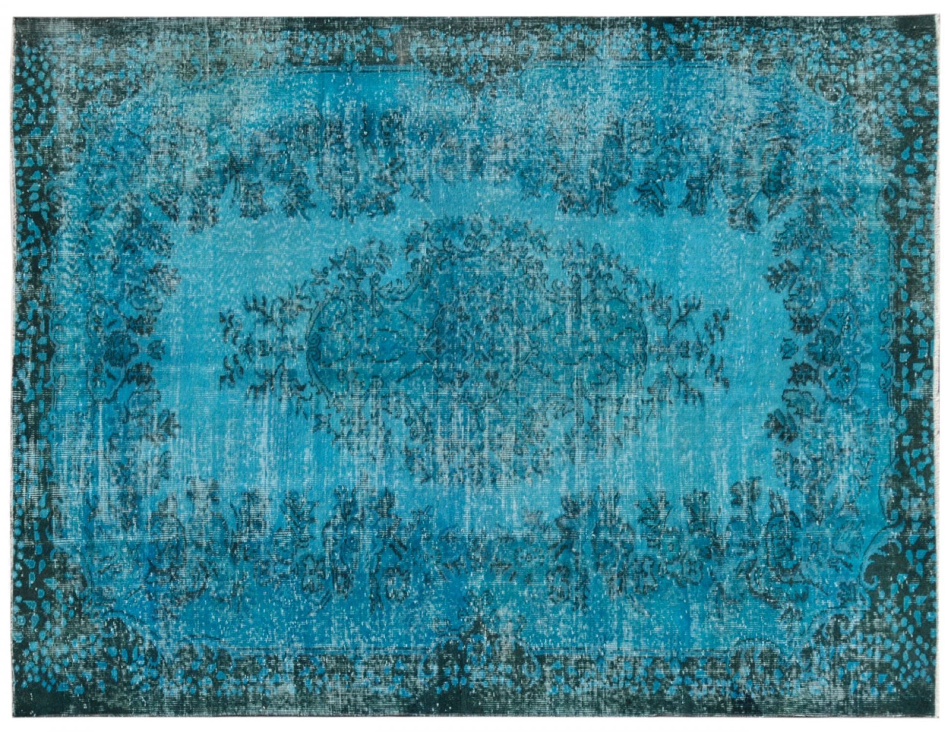Vintage Teppich  blau <br/>265 x 187 cm