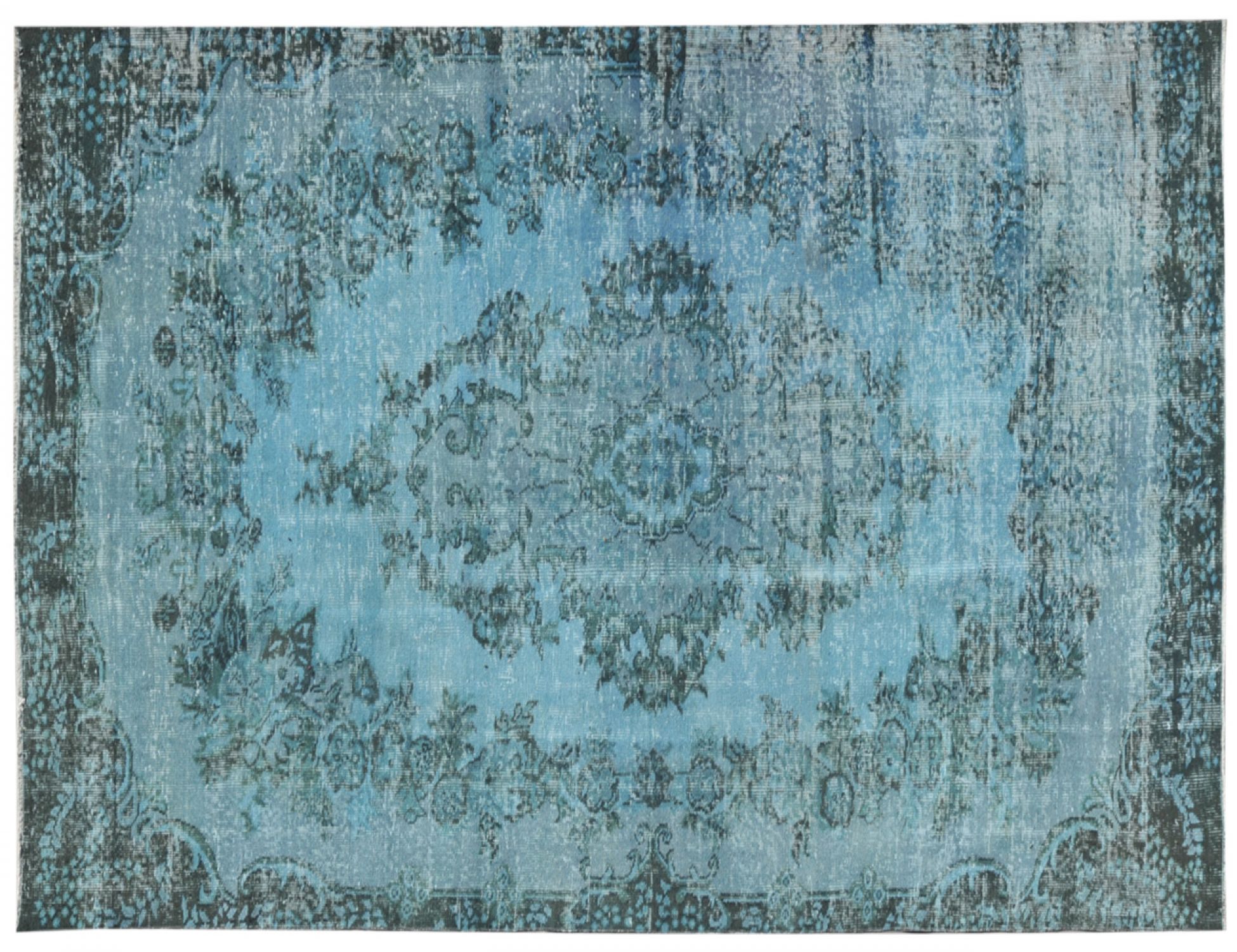  Vintage Tapijt  blauw <br/>309 x 178 cm