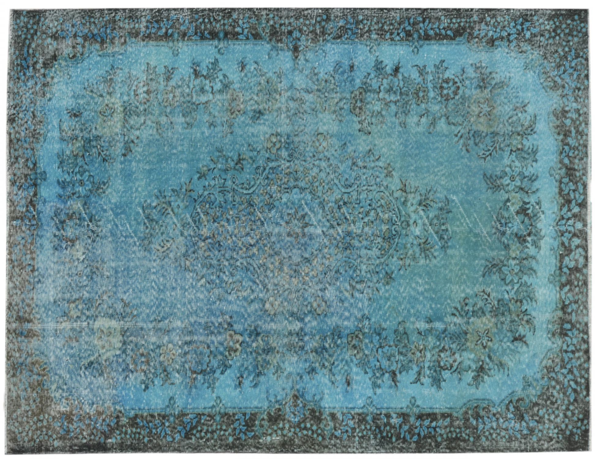 Vintage Teppe  blå <br/>255 x 185 cm