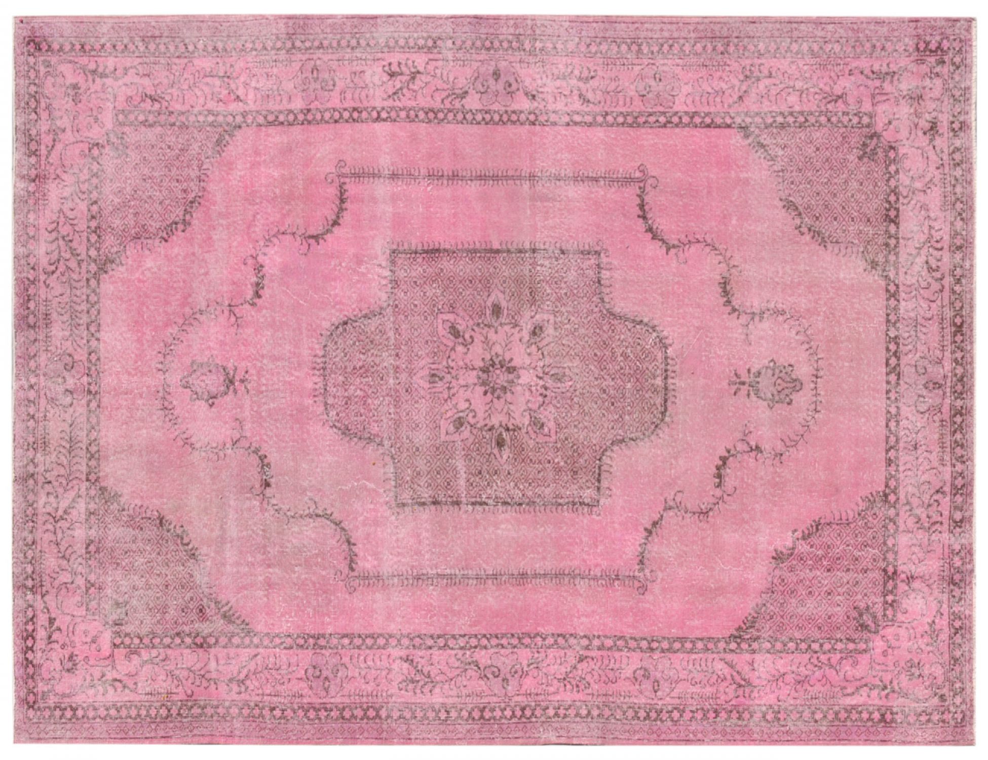 Tappeto Vintage  rosa <br/>315 x 207 cm