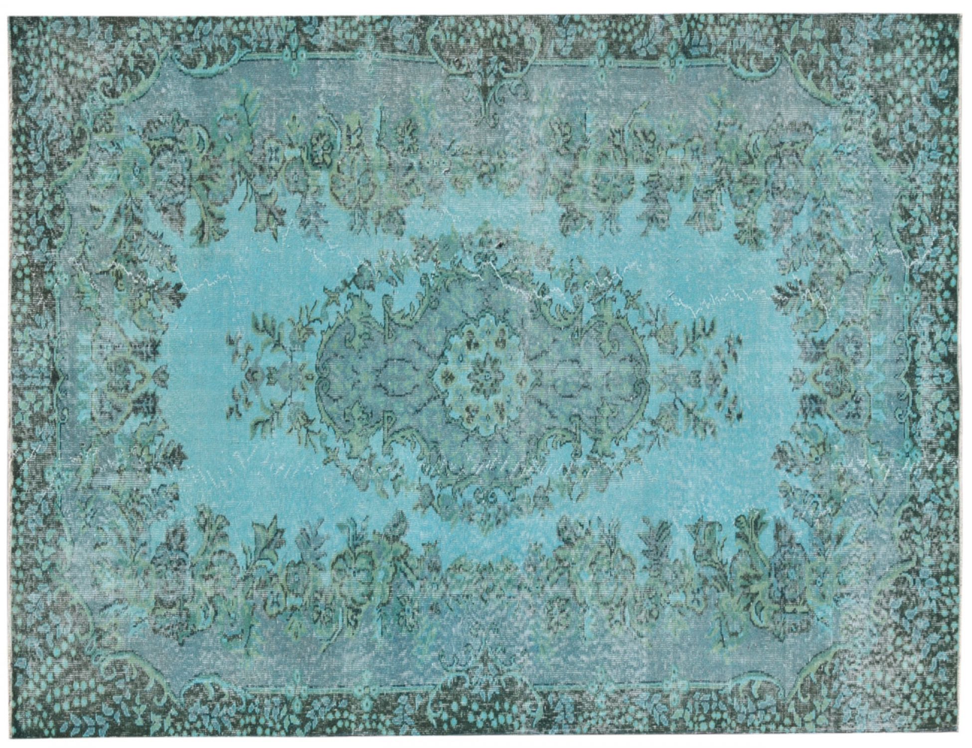 Tappeto Vintage  blu <br/>276 x 165 cm