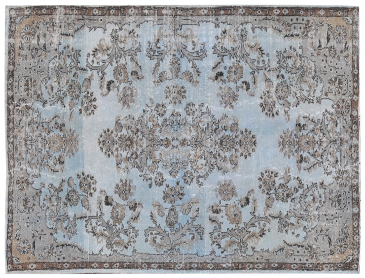 Blu Turco Tappeto Vintage 276 x 176 cm