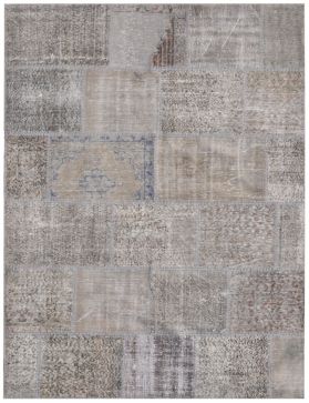 Patchwork Carpet  240 X 170 grey