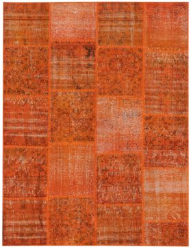 Patchwork Teppe 240 X 170 oransje