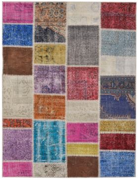 Patchwork Carpet 211 X 147 multicolor 