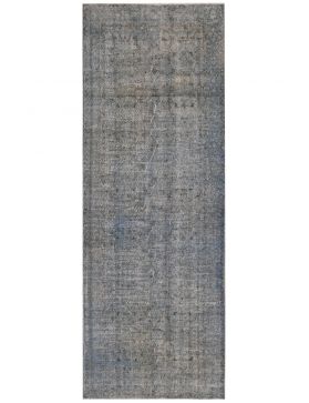  Vintage Tapis 396 X 145 bleu