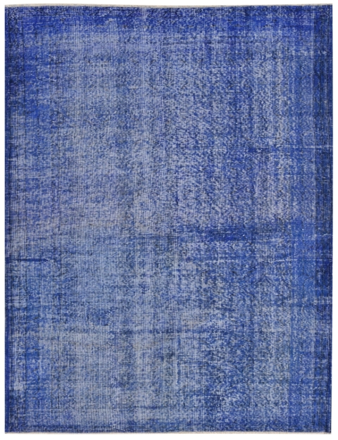 Blå Tyrkia Vintage Teppe 274 x 165 cm