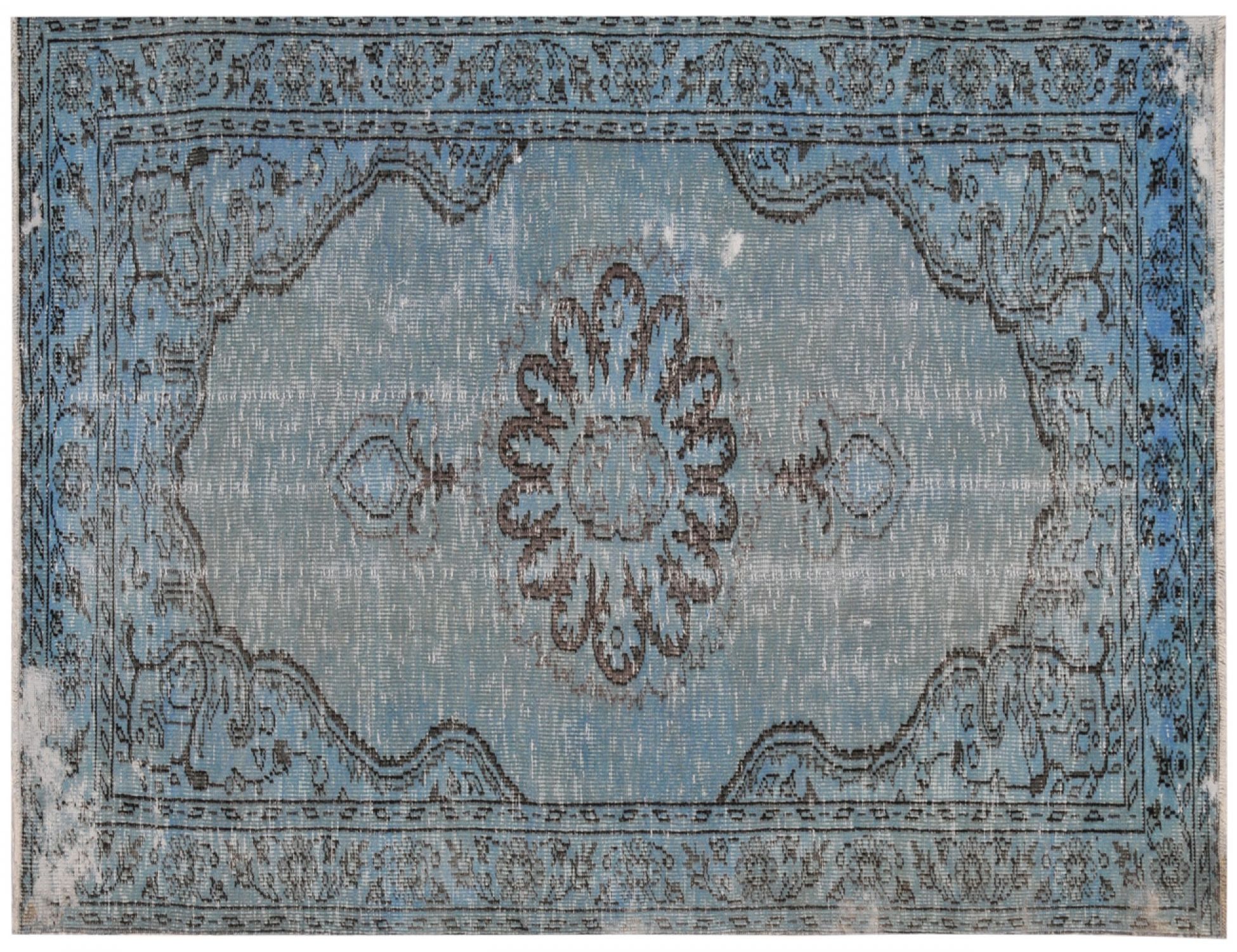 Tappeto Vintage  blå <br/>270 x 143 cm