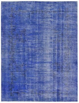 Vintage Teppich 301 X 191 blau